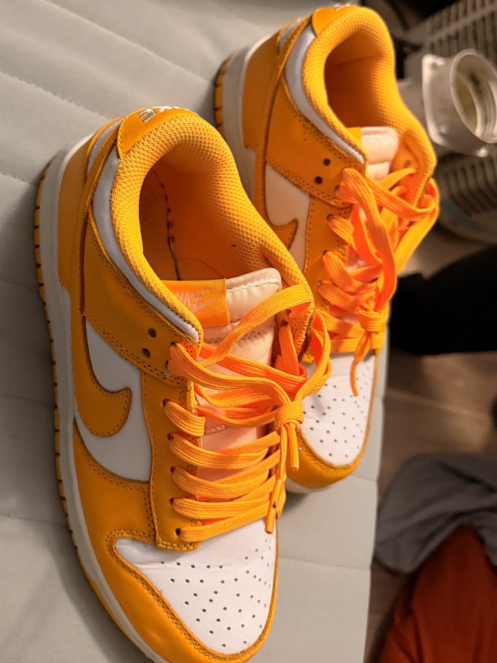 Nike Women’s low top dunks yellow